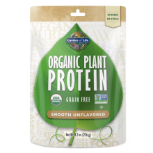 Garden of Life, Organic Plant Protein, Smooth Unflavored, 8.3oz (236g)